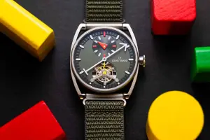 Louis Erard Le Triptyque Louis Erard x Alain Silberstein Khaki