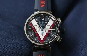 Louis Vuitton Tambour Damier Cobalt