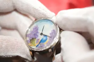 Ématelier Hand-Painted Enamel Dial Watch