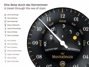 MeisterSinger Astroscope Black-Yellow Limited Edition