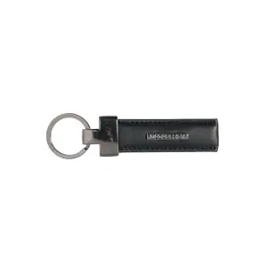 Momo Design Momodesign portachiavi compatto Pure in vera pelle nera