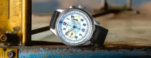Montblanc 1858 Minerva Monopusher Chronograph “Blue Arrow” P.05