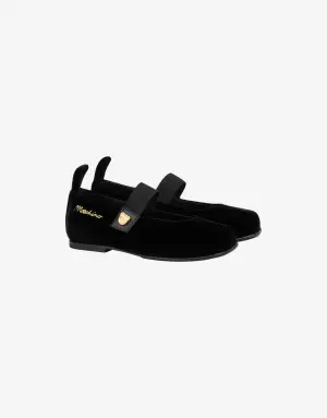 Moschino Ballerine Mary Jane in velluto
