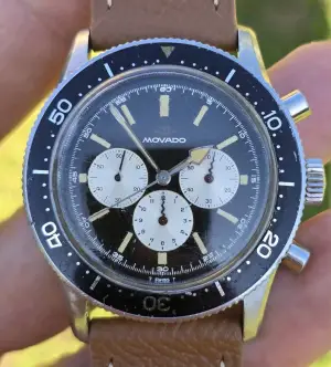 Movado M95 Super Sub Sea Diver Chronograph