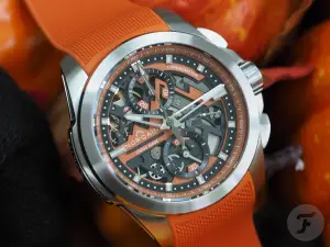 Norqain Independence Skeleton Chrono 42mm Orange