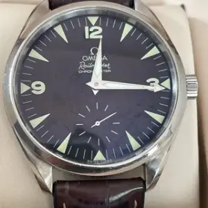 Omega Omega Railmaster 2806.52.37 49mm Stainless steel Black
