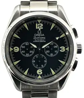 Omega Omega Railmaster 2512.52 42.2mm Stainless steel Black