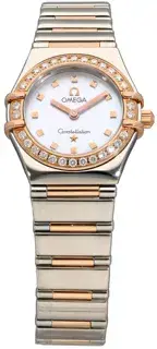 Omega Omega Constellation 1368.74.00 22.5mm Rose gold and Stainless steel Blue