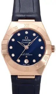 Omega Omega Constellation 131.53.29.20.53.002 29mm Rose gold Blue