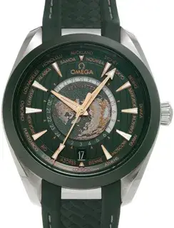 Omega Omega Aqua Terra 220.32.43.22.10.001 43mm Stainless steel Green