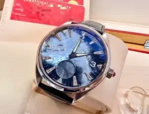 Omega Omega Railmaster 2806.72.31 Stainless steel Blue