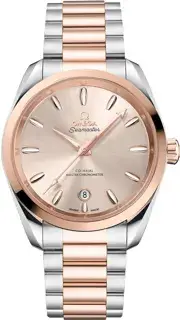 Omega Omega Aqua Terra 220.20.38.20.09.001 38mm Rose gold and Stainless steel Pink