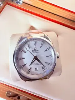 Omega Omega Aqua Terra 22010382002001 38mm Stainless steel White