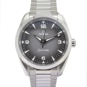 Omega Omega Railmaster 235.10.38.20.06.001 38mm Stainless steel Gray