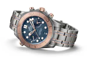 Omega Seamaster 300M Chronograph Ti/Ta/Sedna Gold