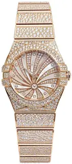 Omega Omega Constellation 123.55.27.60.55.009 27mm Rose gold White