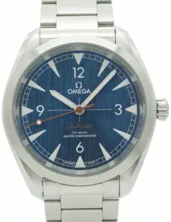Omega Omega Railmaster 220.10.40.20.03.001 40.5mm Stainless steel Blue