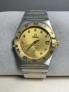 Omega Omega Constellation 111.20.36.20.58.001 36mm Yellow gold and Stainless steel Champagne