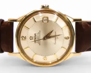 Omega Omega Constellation 34mm 14k yellow gold Cream