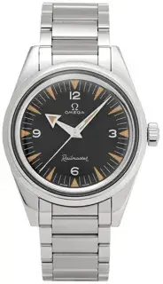 Omega Omega Railmaster 220.10.38.20.01.002 38mm Stainless steel Black