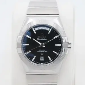 Omega Omega Constellation 123.10.38.22.01.001 38mm Stainless steel Black