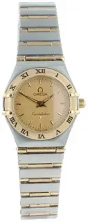 Omega Omega Constellation 12621000 26mm Yellow gold and Stainless steel Champagne