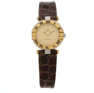 Omega Omega Constellation 595.1080 22mm Yellow gold and Stainless steel Champagne