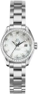 Omega Omega Aqua Terra 23115306155001 30mm Stainless steel Silver