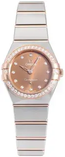 Omega Omega Constellation 131.25.25.60.63.001 25mm Sedona Gold stainless diamond Brown