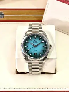Omega Omega Aqua Terra 22010382003005 38mm Stainless steel Turquoise