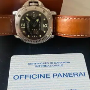 Panerai Panerai Luminor Submersible PAM 01024 44mm Stainless steel Black
