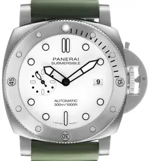 Panerai Panerai Submersible PAM01226 44mm Stainless steel White