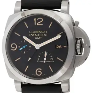 Panerai Panerai Luminor 1950 3 Days GMT Power  PAM 1321 PAM01321 44mm Stainless steel Black
