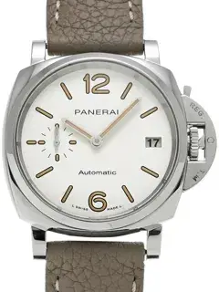 Panerai Panerai Luminor Due PAM01043 38mm Stainless steel White