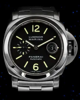 Panerai Panerai Luminor PAM00299 44mm Stainless steel Black
