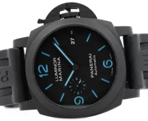 Panerai Panerai Luminor Marina PAM 01661 44mm Carbon fiber Black