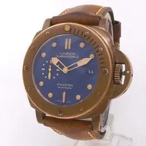 Panerai Panerai Submersible PAM00671 47mm Bronze and Titanium Blue