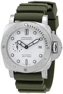 Panerai Panerai Submersible PAM01595 44mm Stainless steel White