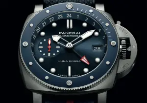 Panerai Submersible GMT Luna Rossa Titanio