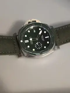 Panerai Panerai Luminor Submersible PAM 01287 44mm Stainless steel Green