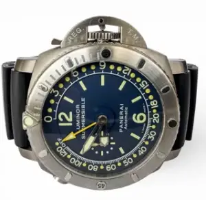 Panerai Panerai Luminor Submersible PAM 00307 47mm Titanium Blue