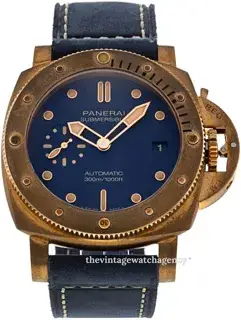 Panerai Panerai Submersible PAM01074 42mm Bronze Blue