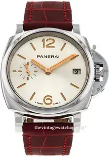 Panerai Panerai Luminor Due PAM01248 38mm Stainless steel White