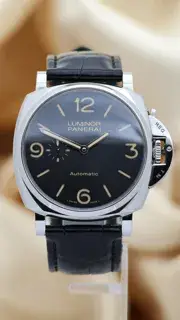 Panerai Panerai Luminor Due PAM00674 45mm Stainless steel Black