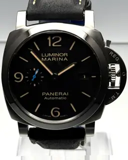 Panerai Panerai Luminor 1950 PAM01312 44mm Stainless steel Black