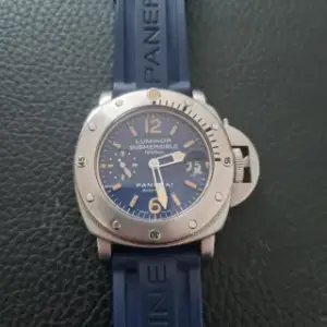 Panerai Panerai Luminor Submersible PAM 00087 44mm Stainless steel Blue
