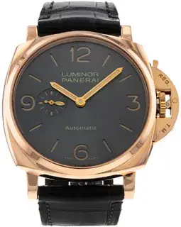 Panerai Panerai Luminor Due PAM00675 45mm Rose gold Gray