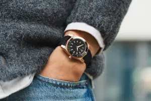 Papar Cenote Titanium + Blue And Rose Gold Titanium