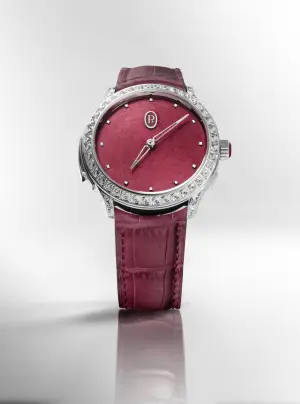 Parmigiani Fleurier Les Roses Carrées Collection Grand Feu Rosa Mystica