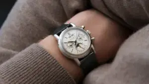 Patek Philippe Patek Philippe Perpetual Calendar Chronograph 3970EP 36mm Platinum Silver
